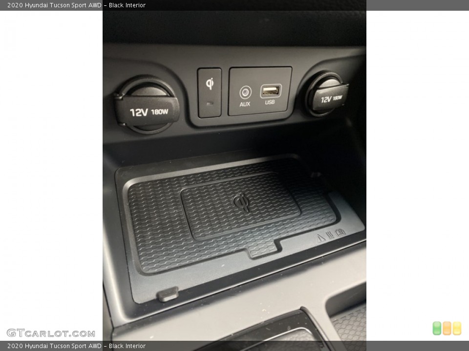 Black Interior Controls for the 2020 Hyundai Tucson Sport AWD #136299944