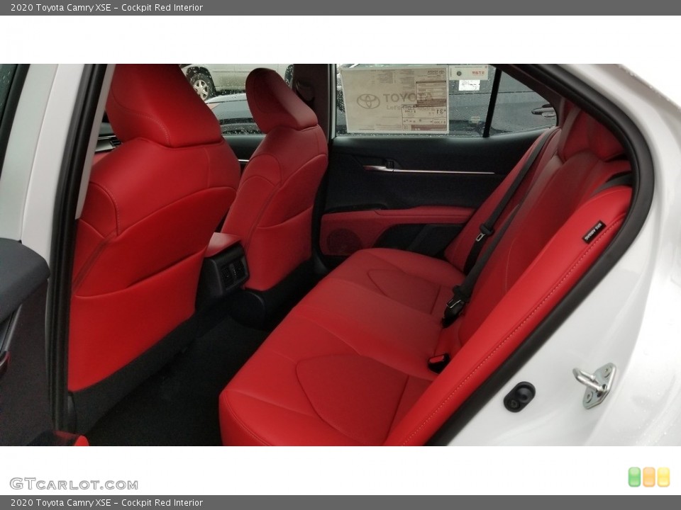 Cockpit Red Interior Rear Seat for the 2020 Toyota Camry XSE #136300073