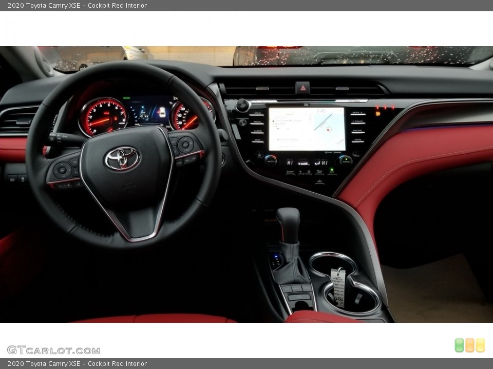 Cockpit Red Interior Dashboard for the 2020 Toyota Camry XSE #136300082