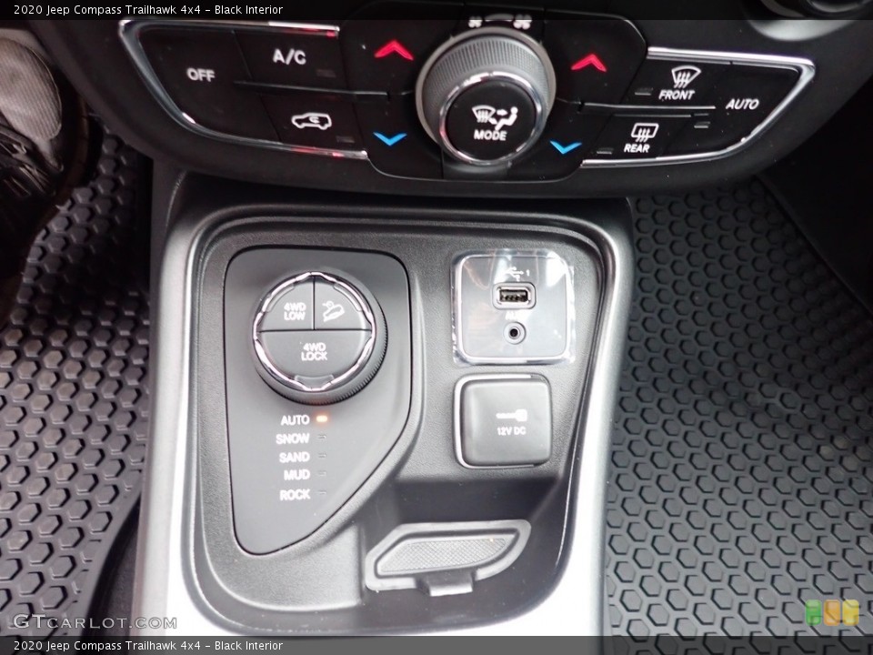 Black Interior Controls for the 2020 Jeep Compass Trailhawk 4x4 #136302617
