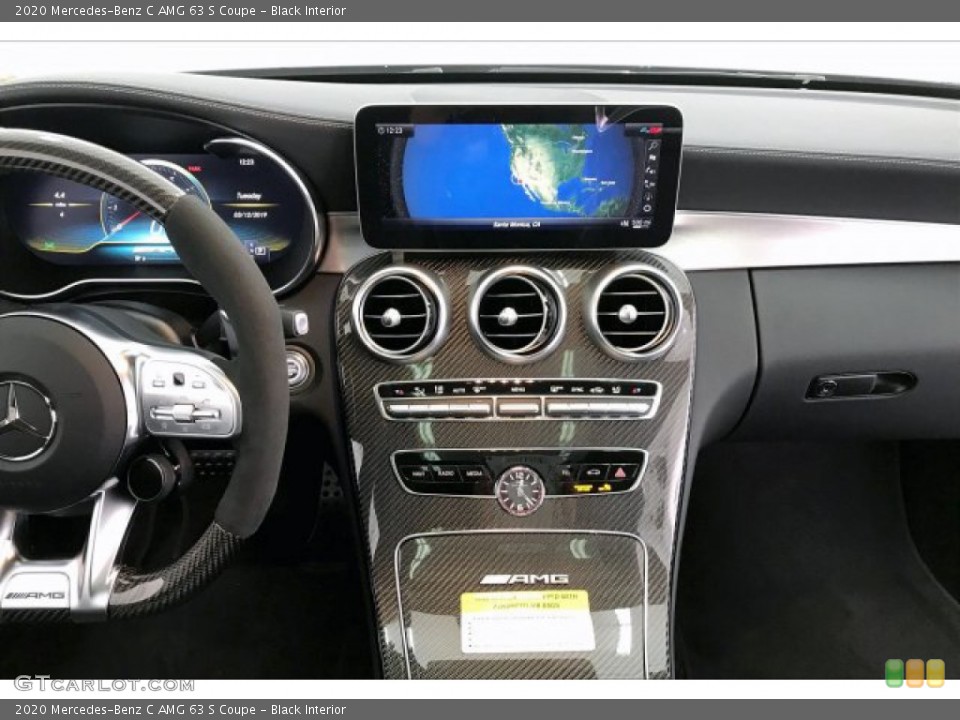 Black Interior Controls for the 2020 Mercedes-Benz C AMG 63 S Coupe #136304652