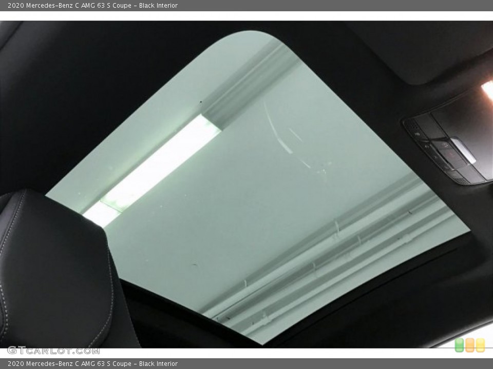 Black Interior Sunroof for the 2020 Mercedes-Benz C AMG 63 S Coupe #136305093