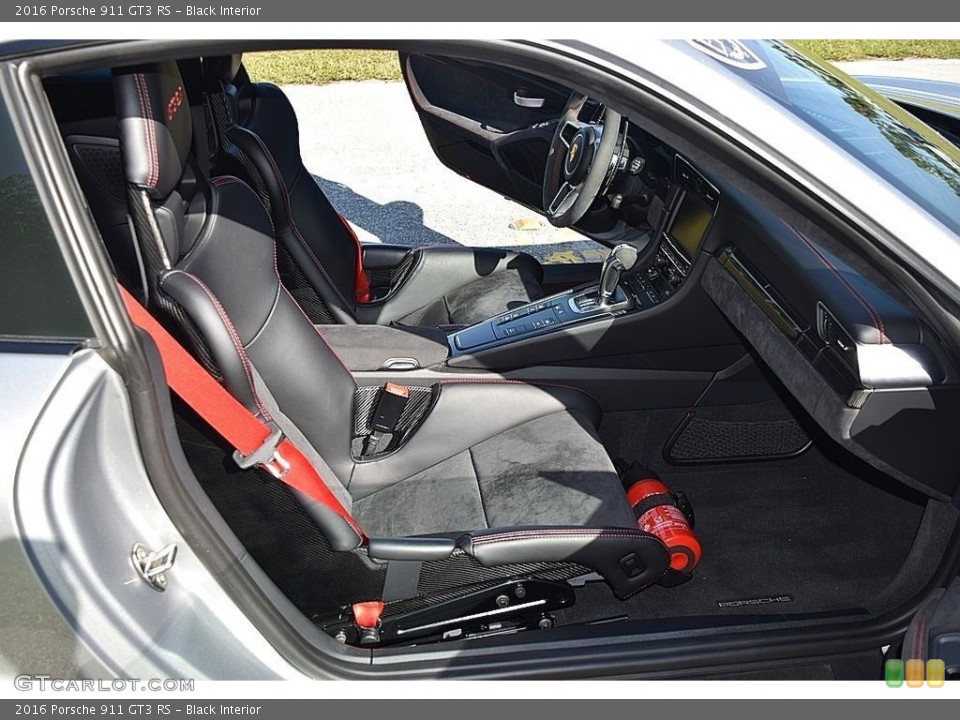 Black Interior Front Seat for the 2016 Porsche 911 GT3 RS #136305357