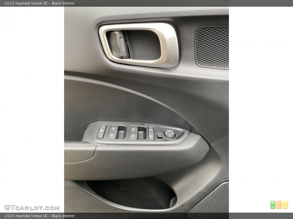 Black Interior Controls for the 2020 Hyundai Venue SE #136305666