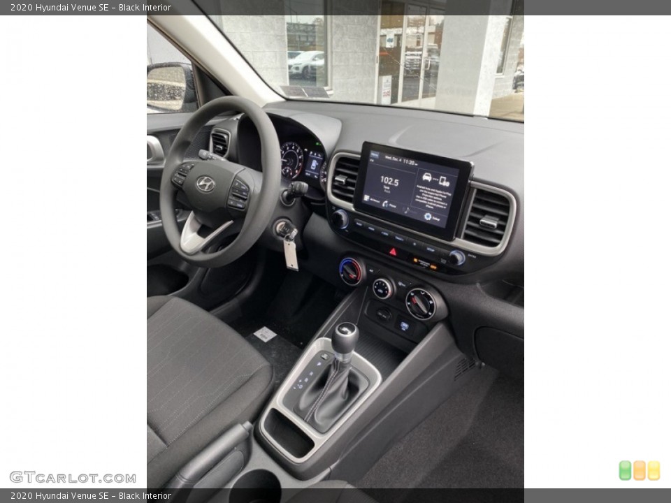 Black Interior Dashboard for the 2020 Hyundai Venue SE #136306017