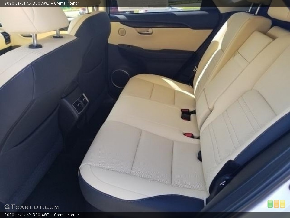 Creme Interior Rear Seat for the 2020 Lexus NX 300 AWD #136306092
