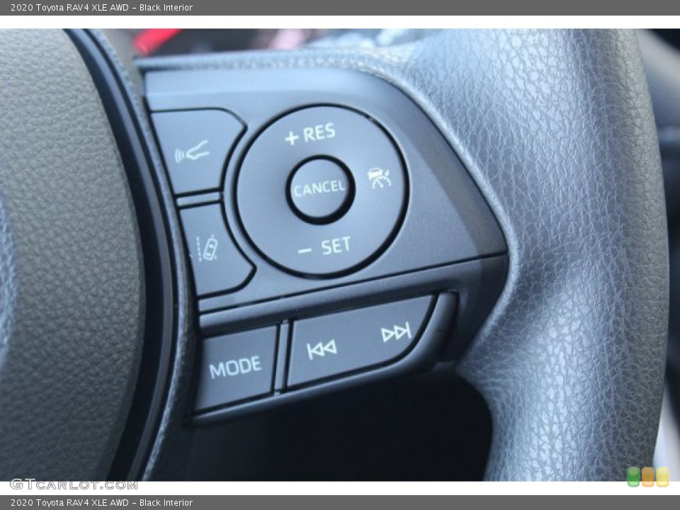 Black Interior Steering Wheel for the 2020 Toyota RAV4 XLE AWD #136306146