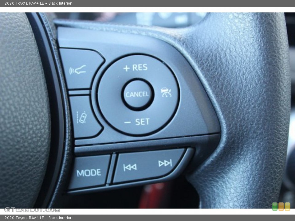 Black Interior Steering Wheel for the 2020 Toyota RAV4 LE #136306602