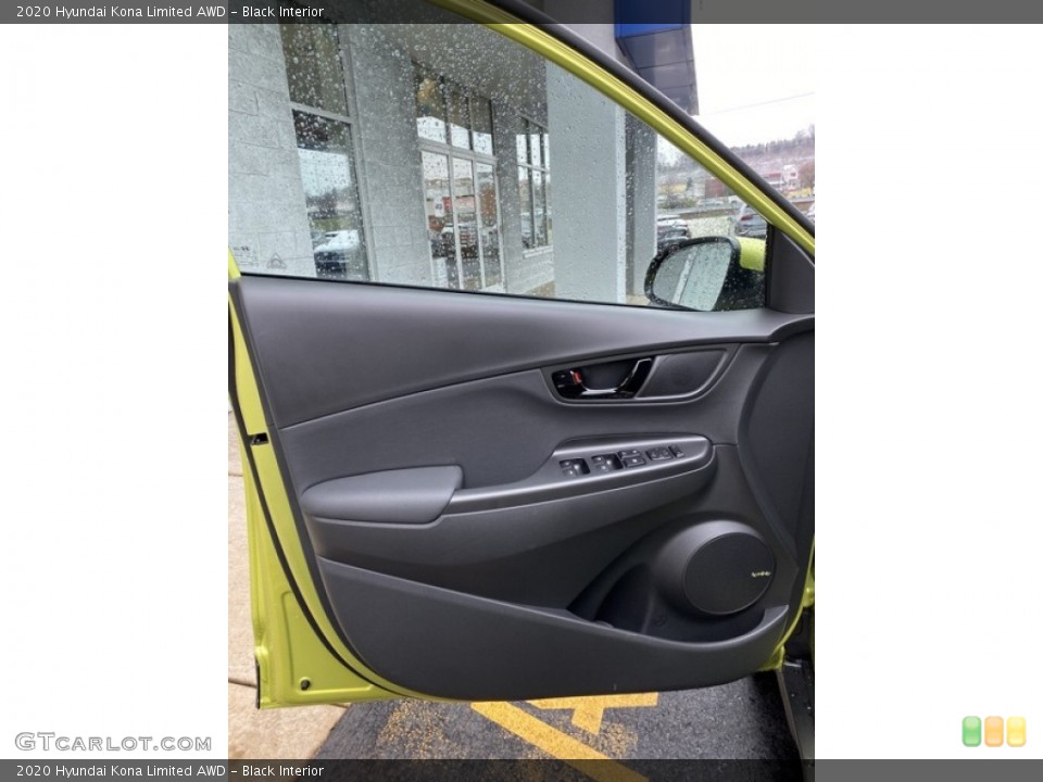 Black Interior Door Panel for the 2020 Hyundai Kona Limited AWD #136307196