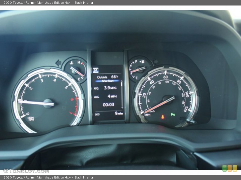 Black Interior Gauges for the 2020 Toyota 4Runner Nightshade Edition 4x4 #136307568