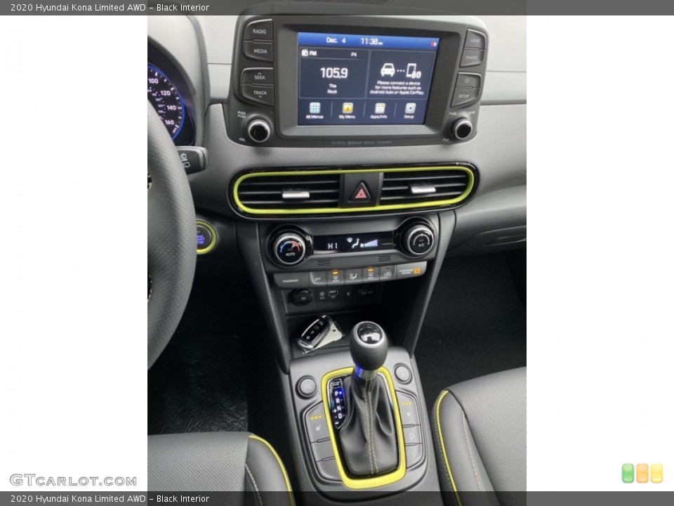 Black Interior Transmission for the 2020 Hyundai Kona Limited AWD #136307658