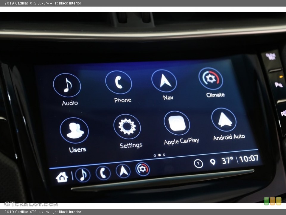 Jet Black Interior Controls for the 2019 Cadillac XTS Luxury #136310820