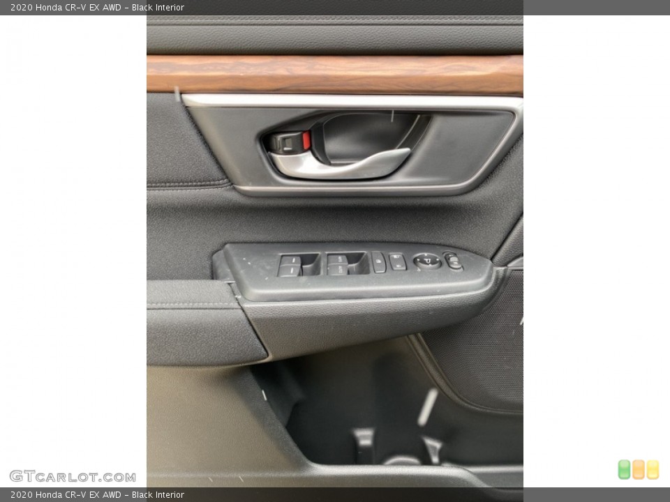 Black Interior Controls for the 2020 Honda CR-V EX AWD #136311732