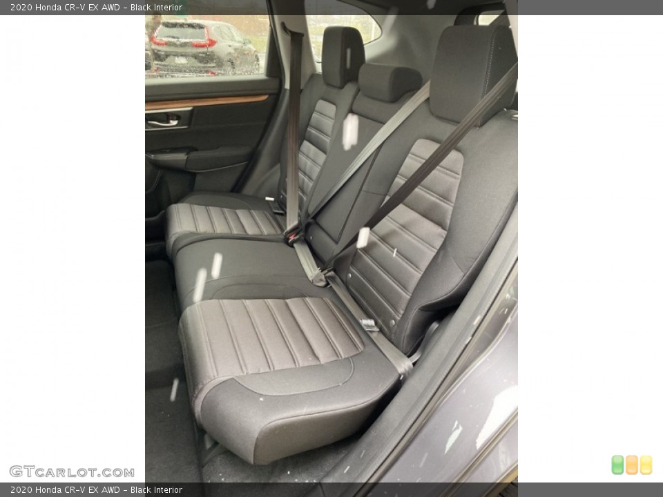 Black Interior Rear Seat for the 2020 Honda CR-V EX AWD #136311888