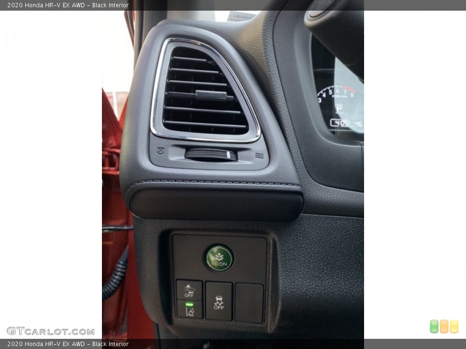 Black Interior Controls for the 2020 Honda HR-V EX AWD #136312659
