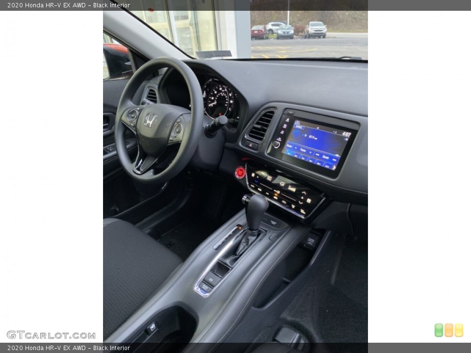Black Interior Controls for the 2020 Honda HR-V EX AWD #136312998