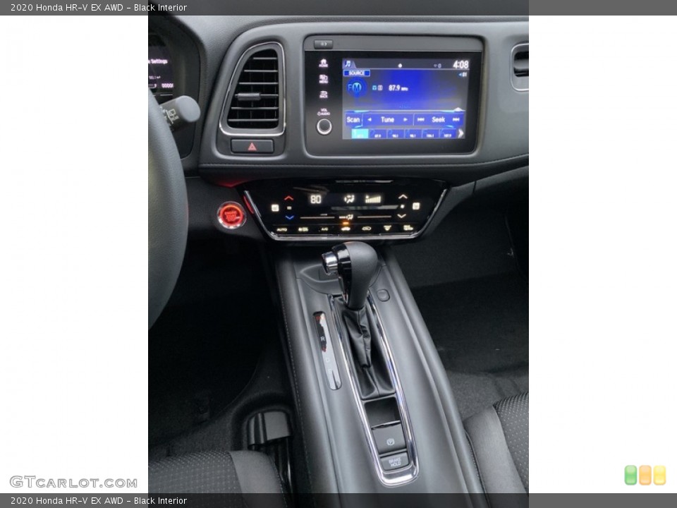 Black Interior Controls for the 2020 Honda HR-V EX AWD #136313085