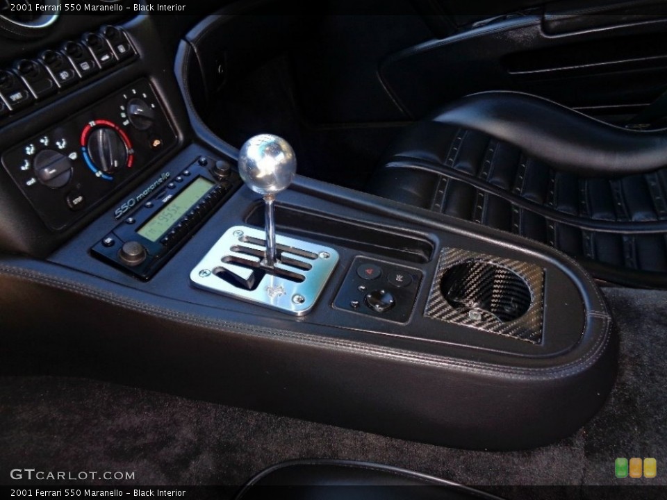 Black Interior Transmission for the 2001 Ferrari 550 Maranello #136313529