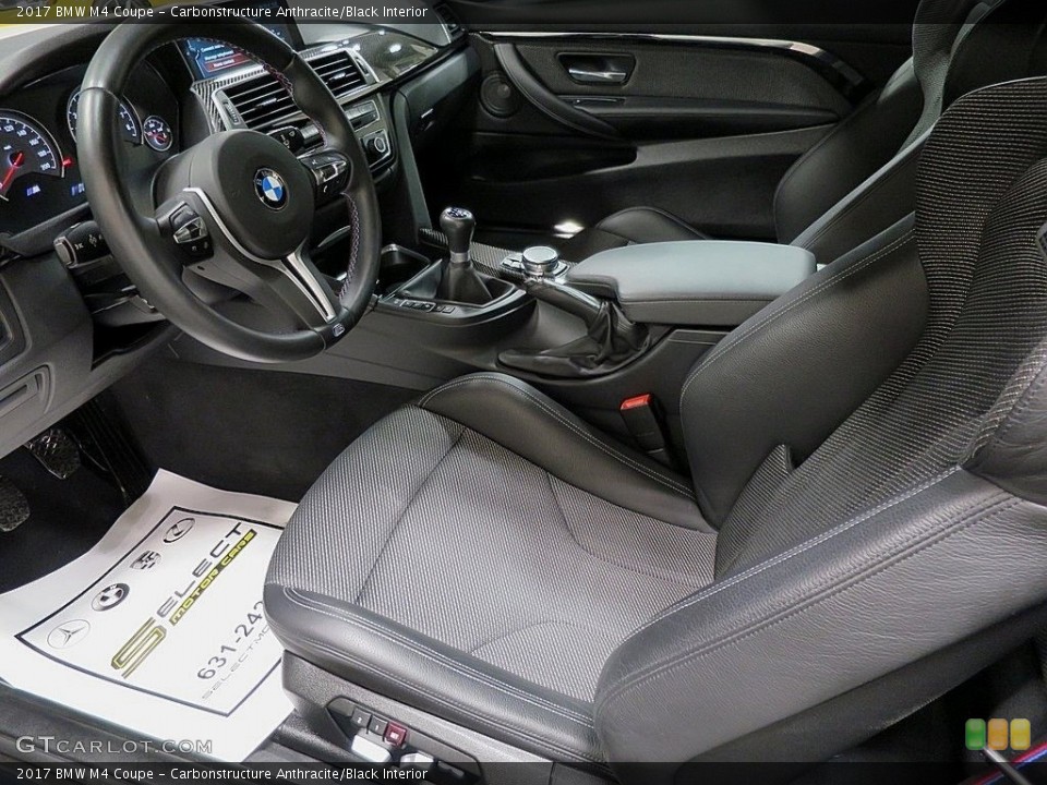 Carbonstructure Anthracite/Black Interior Photo for the 2017 BMW M4 Coupe #136313547