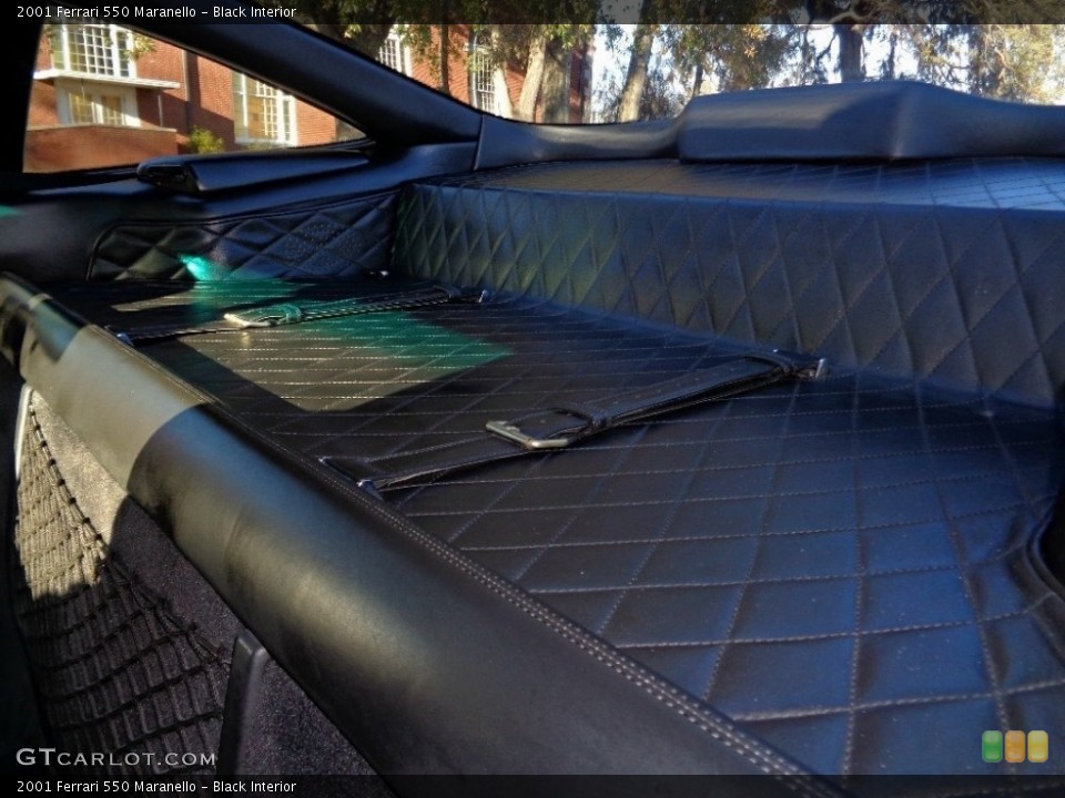 Black Interior Rear Seat for the 2001 Ferrari 550 Maranello #136313619