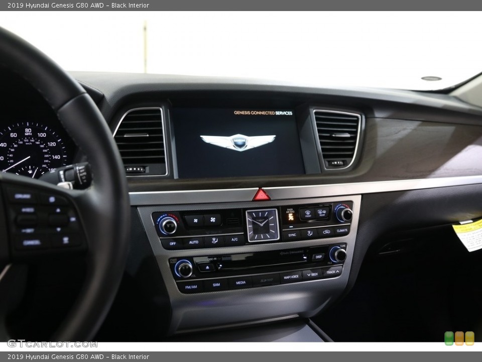 Black Interior Controls for the 2019 Hyundai Genesis G80 AWD #136319799