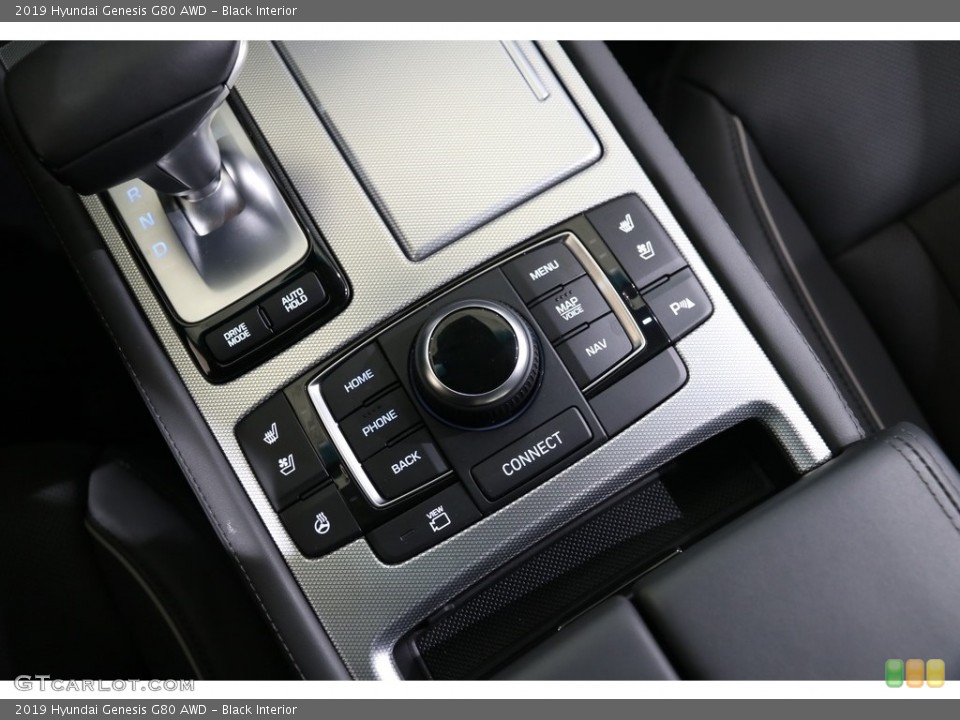 Black Interior Controls for the 2019 Hyundai Genesis G80 AWD #136319961