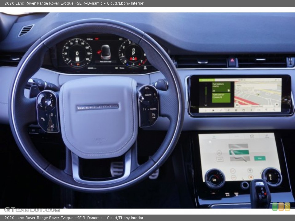 Cloud/Ebony Interior Steering Wheel for the 2020 Land Rover Range Rover Evoque HSE R-Dynamic #136326366