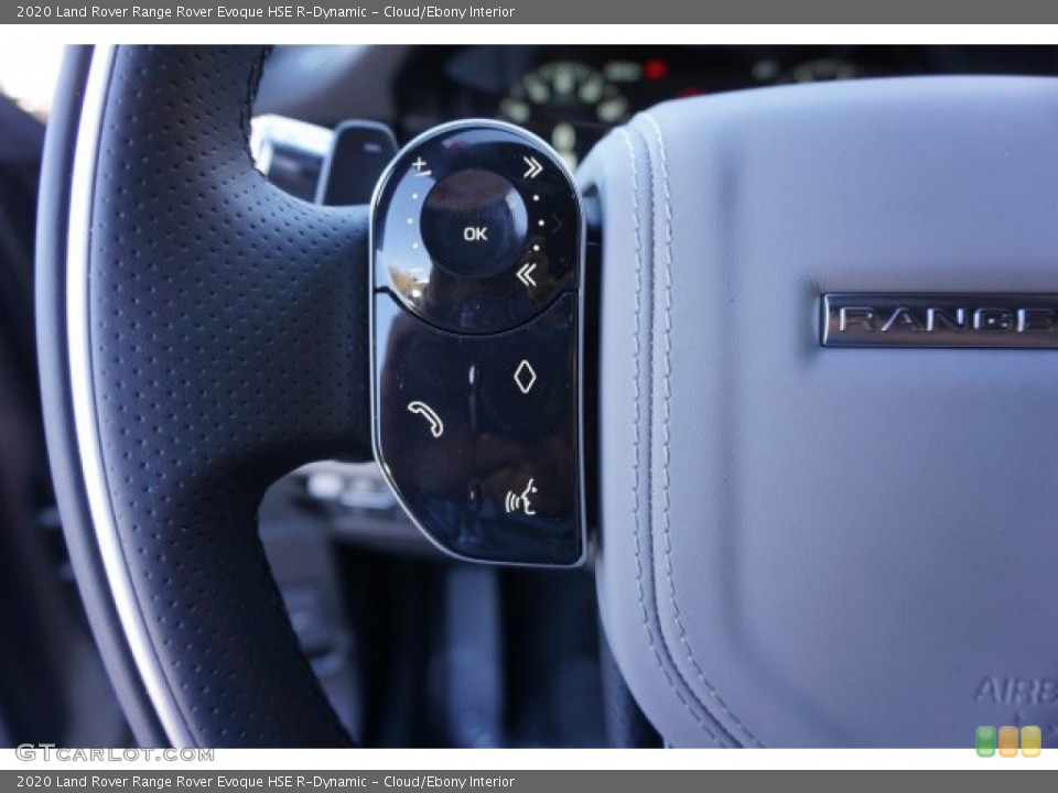 Cloud/Ebony Interior Steering Wheel for the 2020 Land Rover Range Rover Evoque HSE R-Dynamic #136326386