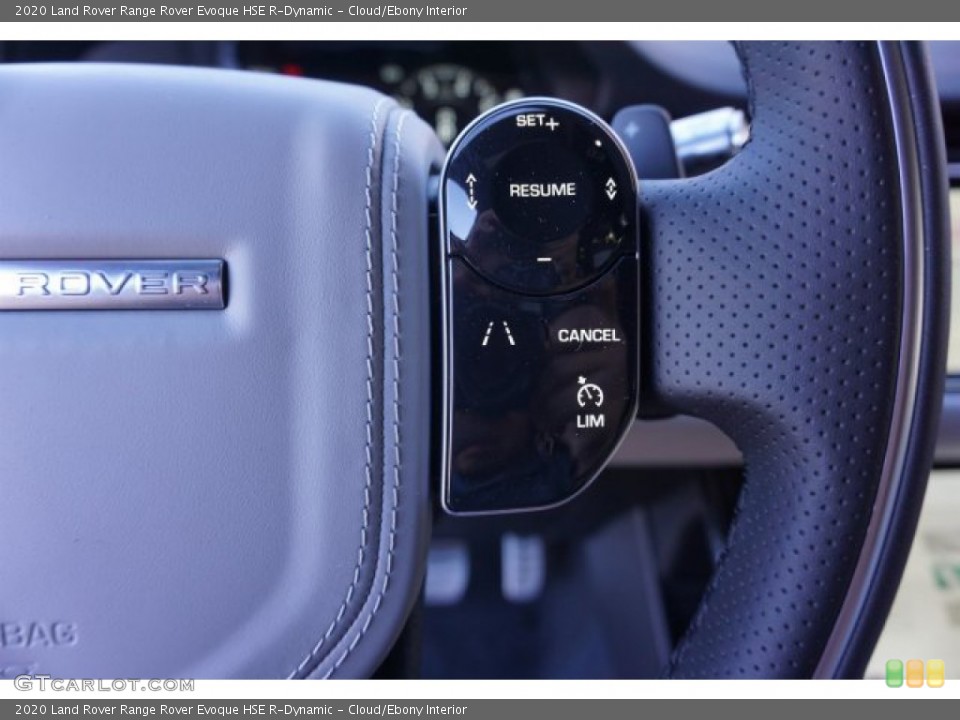 Cloud/Ebony Interior Steering Wheel for the 2020 Land Rover Range Rover Evoque HSE R-Dynamic #136326404