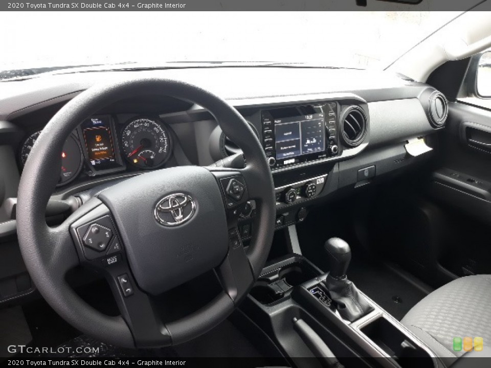 Graphite Interior Dashboard for the 2020 Toyota Tundra SX Double Cab 4x4 #136327802