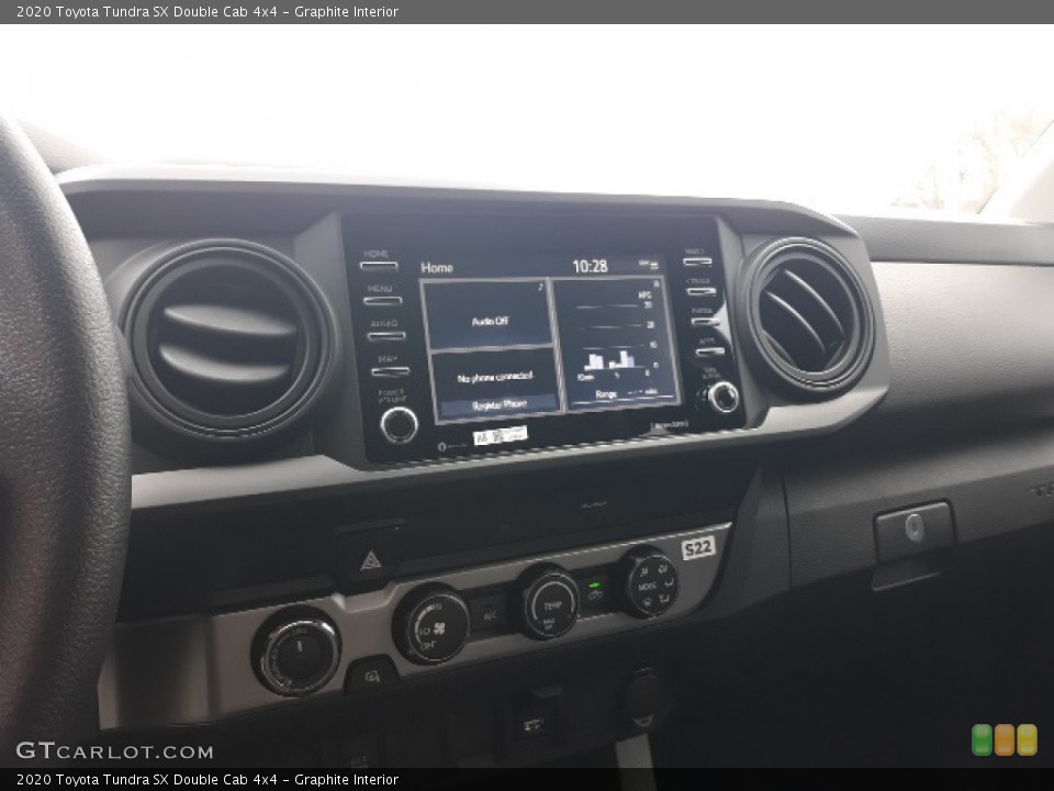 Graphite Interior Controls for the 2020 Toyota Tundra SX Double Cab 4x4 #136327841