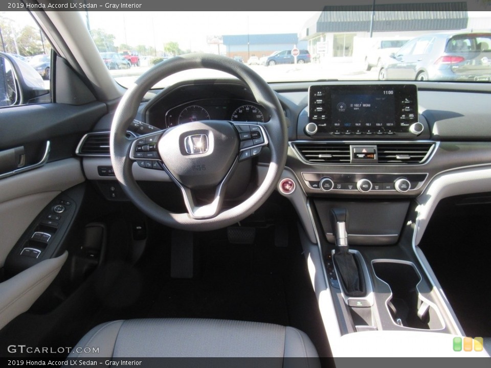 Gray Interior Dashboard for the 2019 Honda Accord LX Sedan #136328064