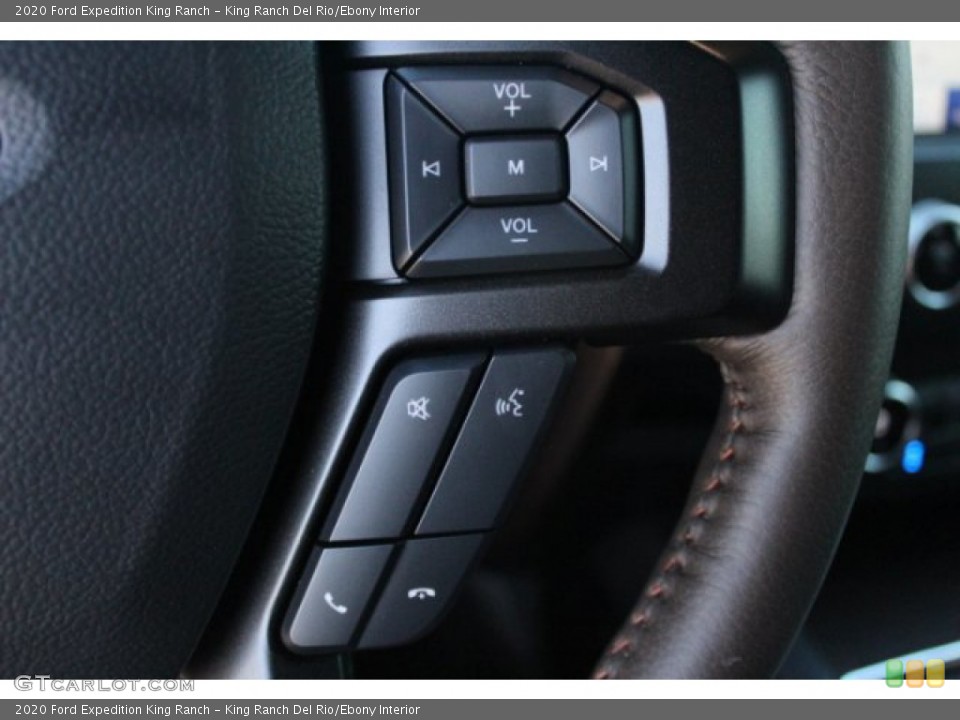King Ranch Del Rio/Ebony Interior Steering Wheel for the 2020 Ford Expedition King Ranch #136328573