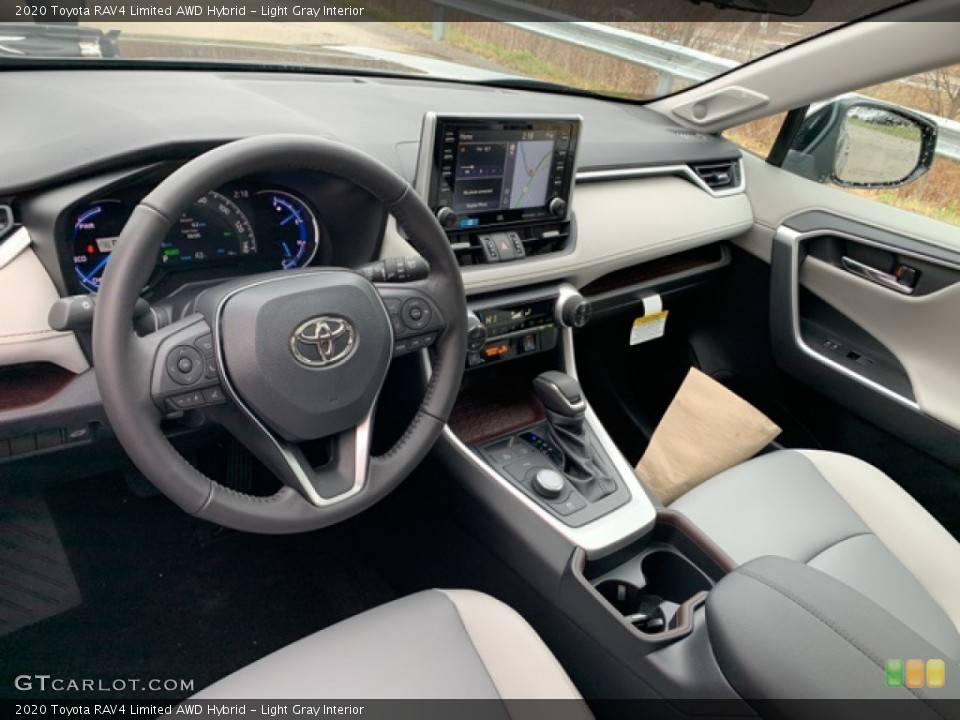 Light Gray Interior Photo for the 2020 Toyota RAV4 Limited AWD Hybrid #136328750