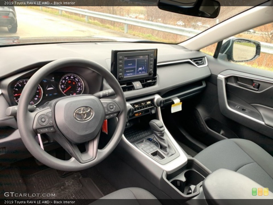 Black Interior Front Seat for the 2019 Toyota RAV4 LE AWD #136328882