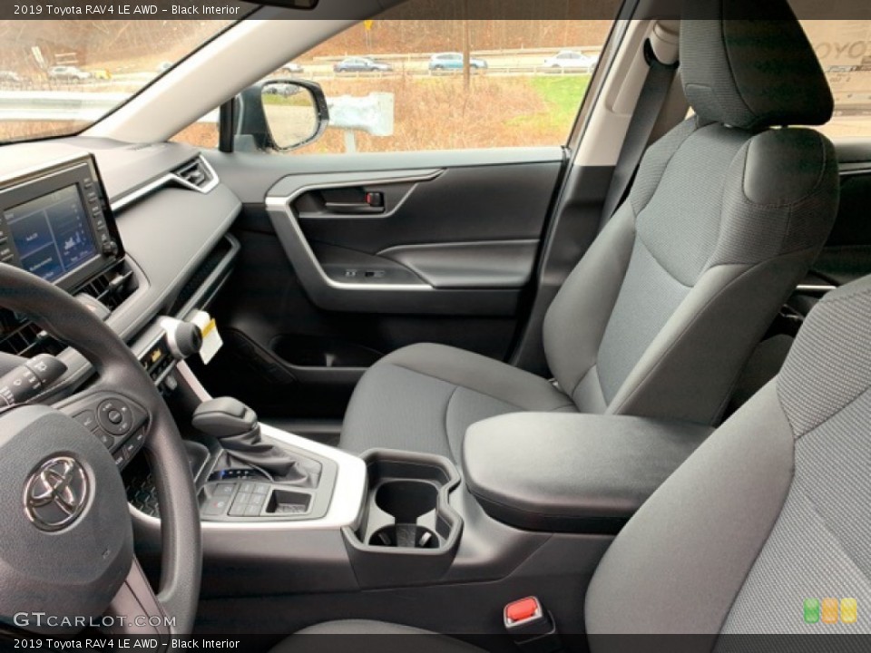 Black Interior Front Seat for the 2019 Toyota RAV4 LE AWD #136328906