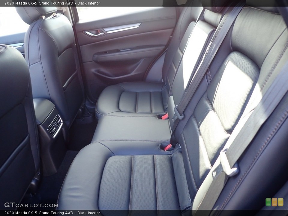 Black Interior Rear Seat for the 2020 Mazda CX-5 Grand Touring AWD #136329110