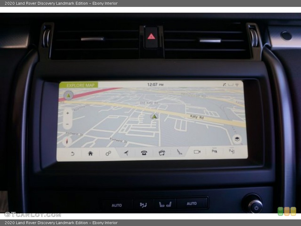 Ebony Interior Navigation for the 2020 Land Rover Discovery Landmark Edition #136329647