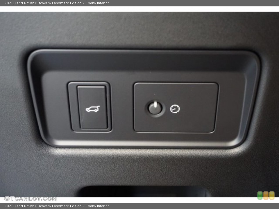 Ebony Interior Controls for the 2020 Land Rover Discovery Landmark Edition #136329737
