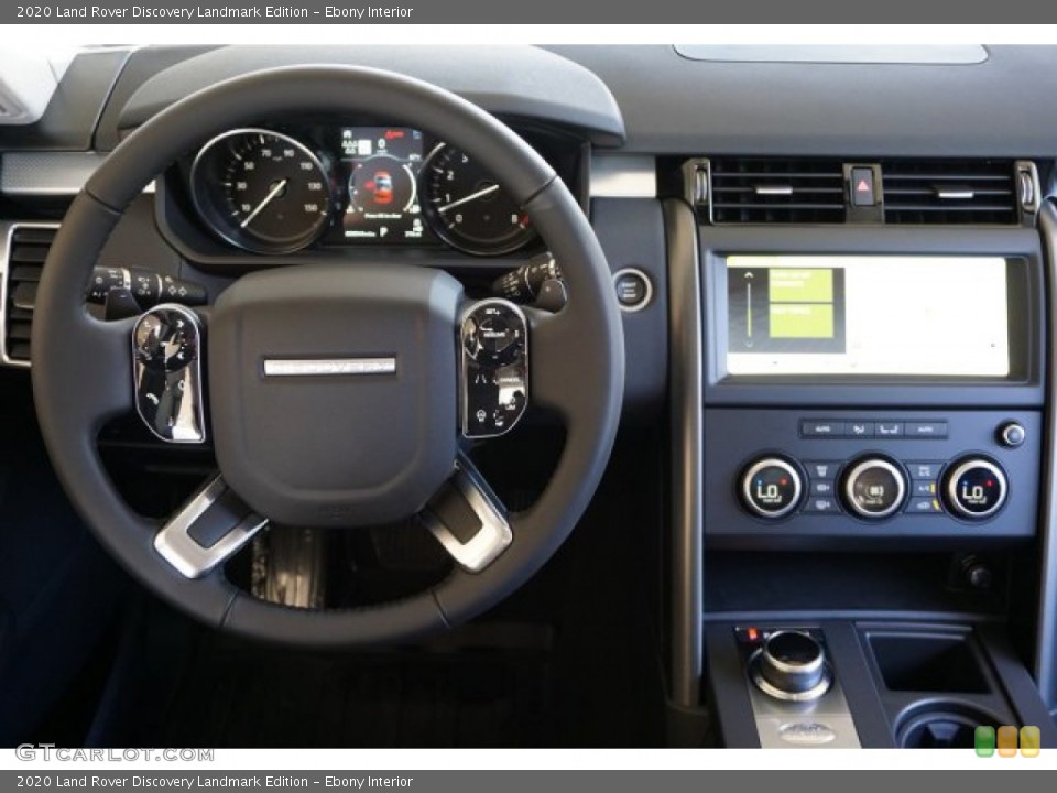 Ebony Interior Dashboard for the 2020 Land Rover Discovery Landmark Edition #136329835