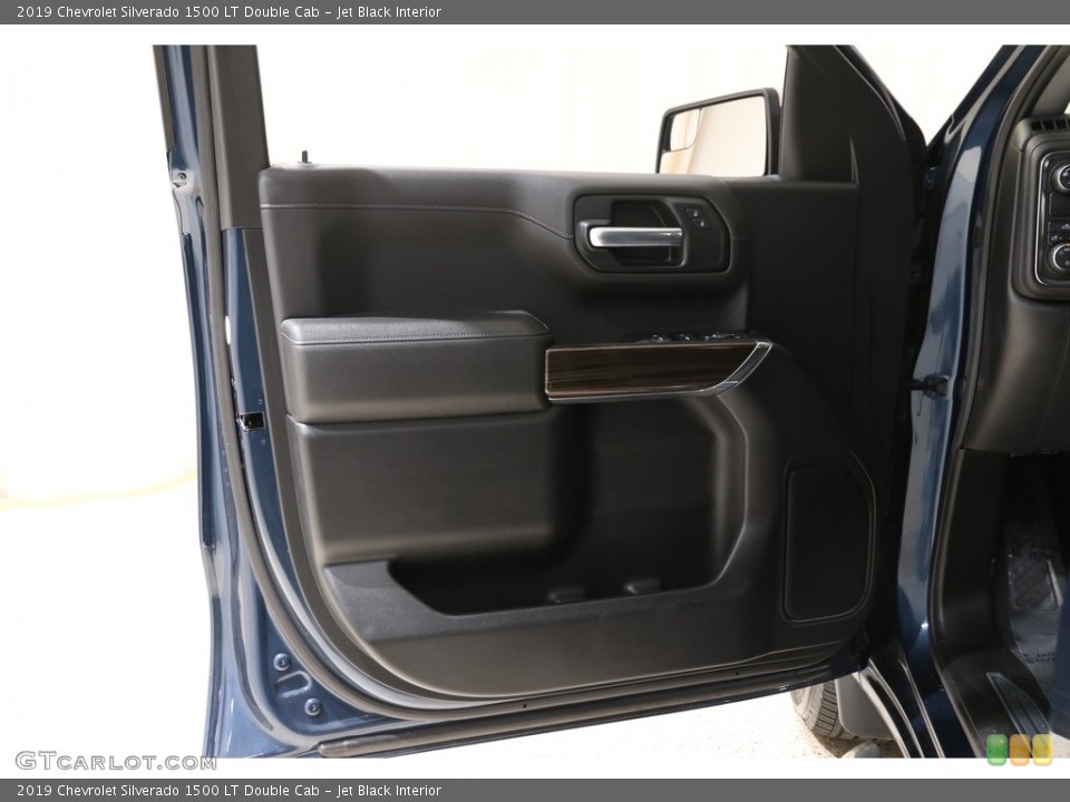 Jet Black Interior Door Panel for the 2019 Chevrolet Silverado 1500 LT Double Cab #136338746