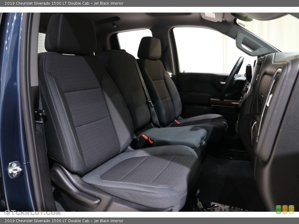 Jet Black Interior Front Seat for the 2019 Chevrolet Silverado 1500 LT Double Cab #136338902
