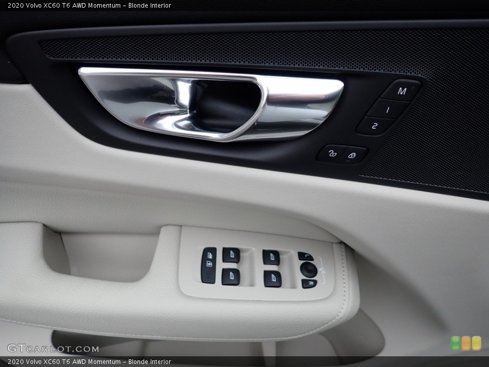Blonde Interior Door Panel for the 2020 Volvo XC60 T6 AWD Momentum #136339133