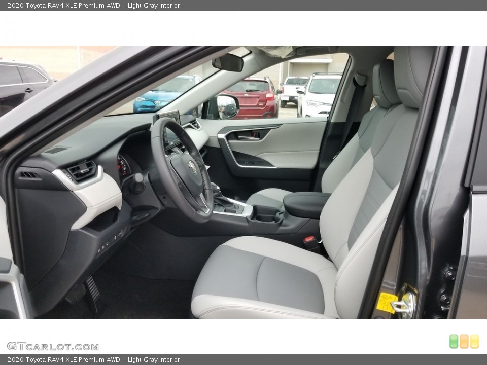Light Gray Interior Photo for the 2020 Toyota RAV4 XLE Premium AWD #136345379
