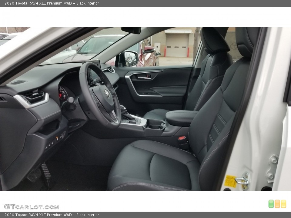 Black Interior Front Seat for the 2020 Toyota RAV4 XLE Premium AWD #136345472