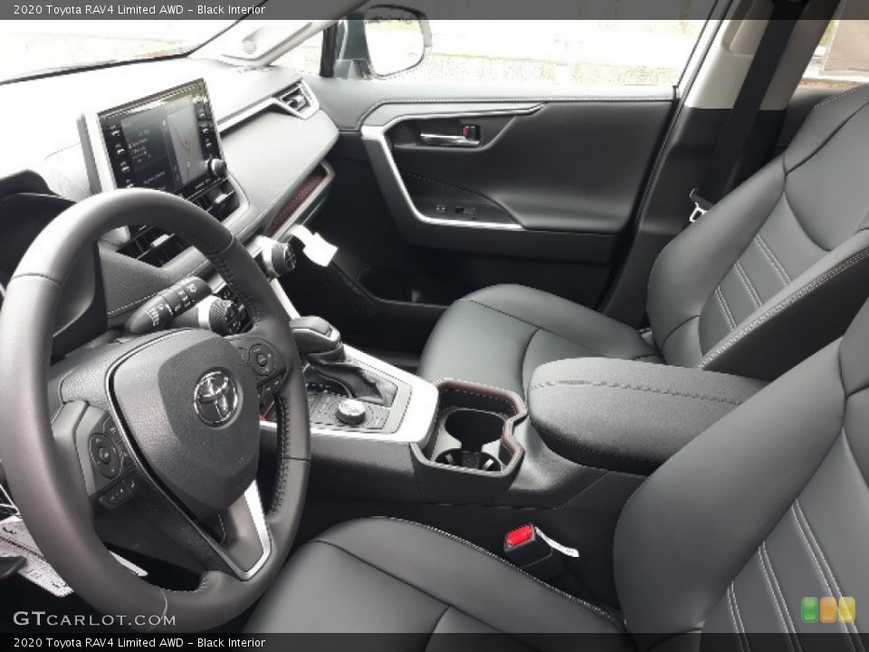Black Interior Front Seat for the 2020 Toyota RAV4 Limited AWD #136345523