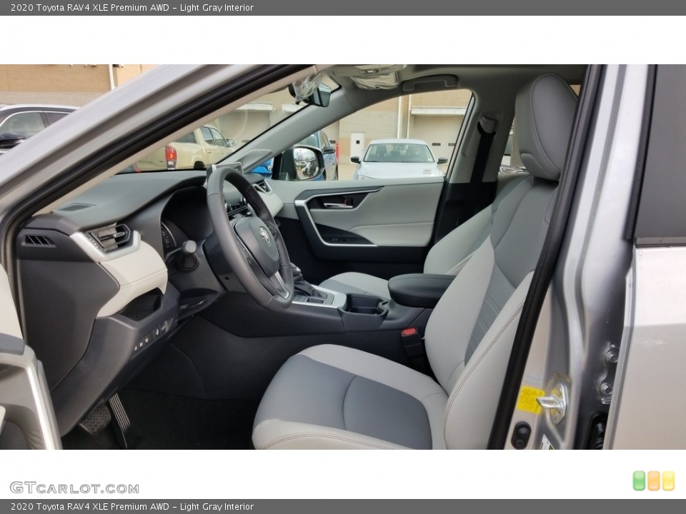 Light Gray Interior Front Seat for the 2020 Toyota RAV4 XLE Premium AWD #136345737
