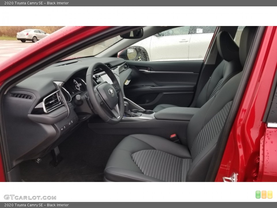 Black Interior Front Seat for the 2020 Toyota Camry SE #136346288