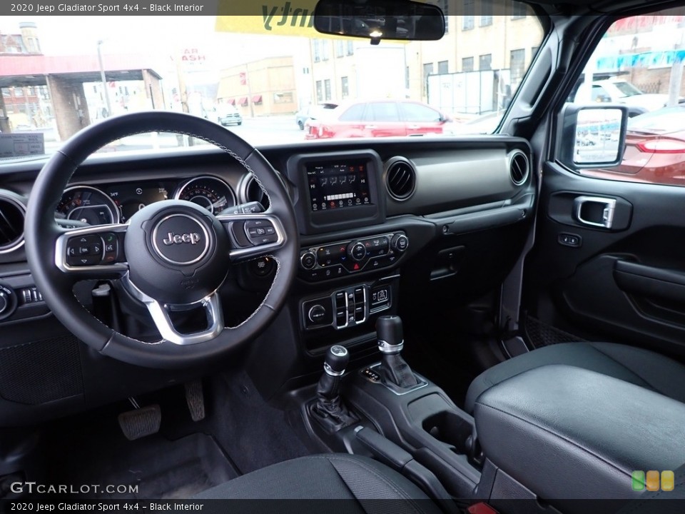Black Interior Photo for the 2020 Jeep Gladiator Sport 4x4 #136346842