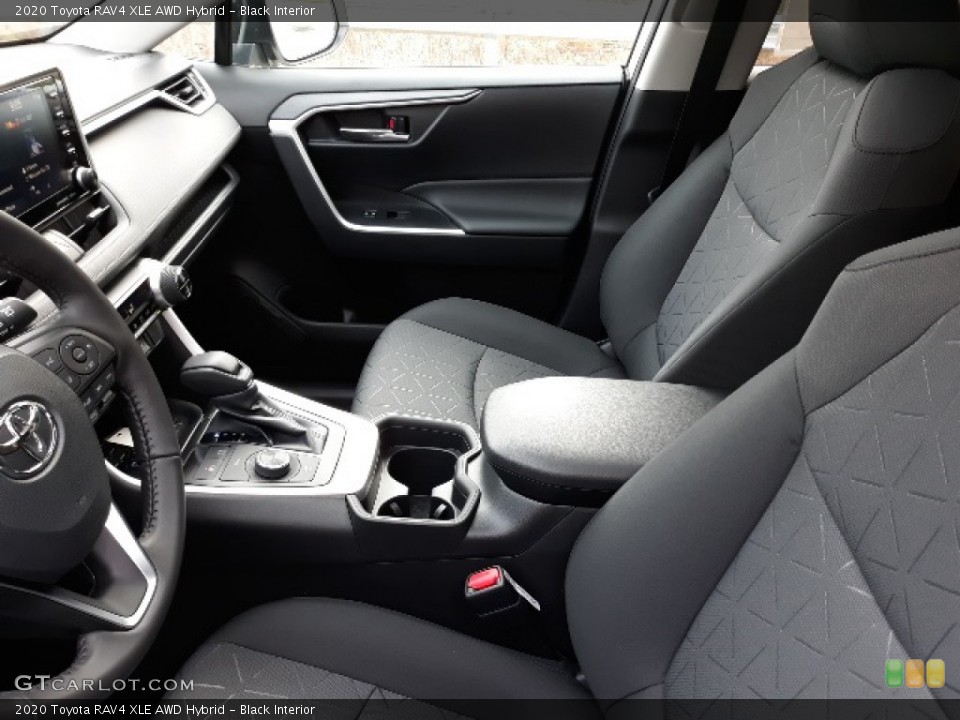Black Interior Photo For The 2020 Toyota Rav4 Xle Awd Hybrid 136350527